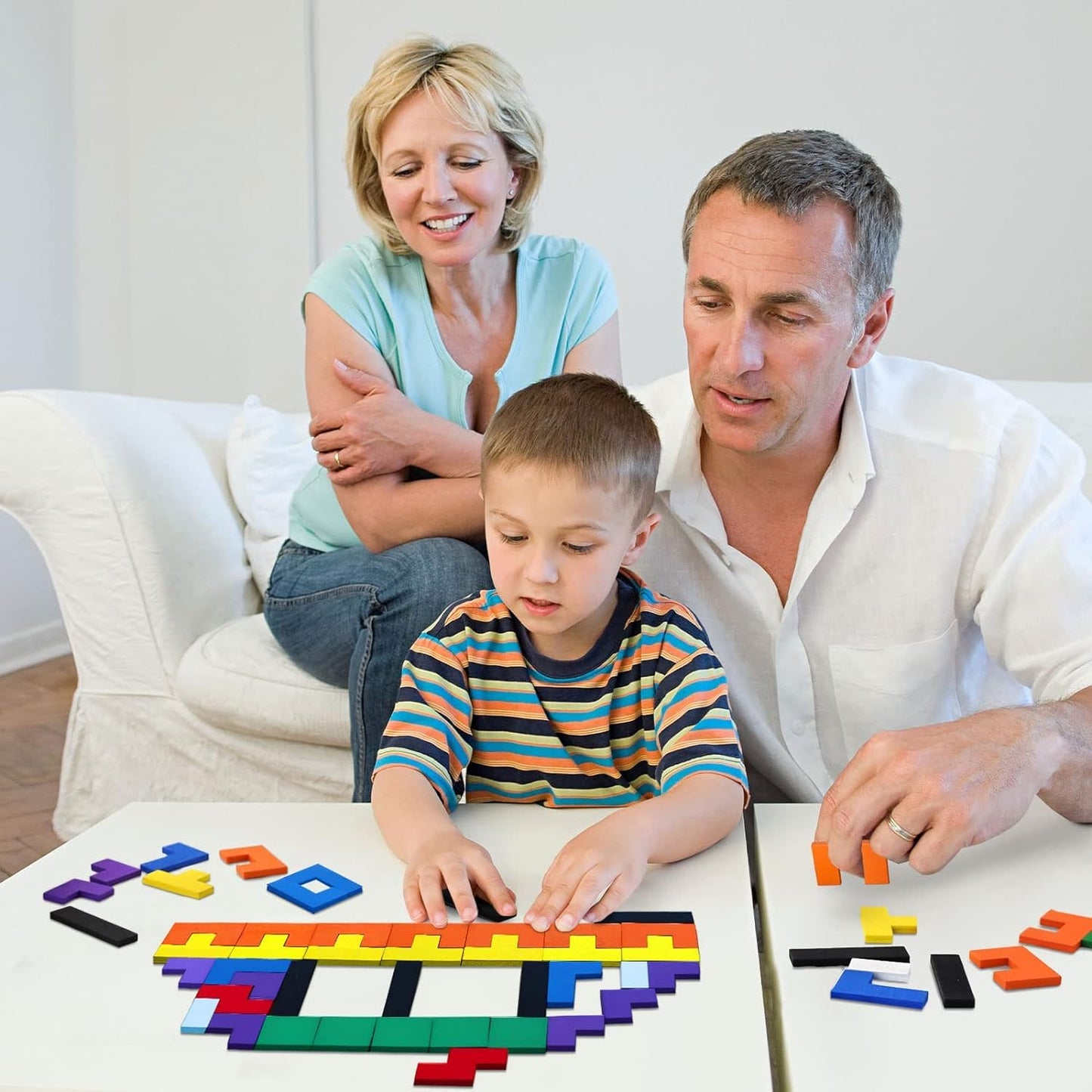 Wooden Russian Blocks Puzzles for Kids Adults, Wood Intelligence Puzzle for Kids Ages 3-8,Wooden Kids Puzzles Brain Teasers Toy Educational Gift for 7-10 Years