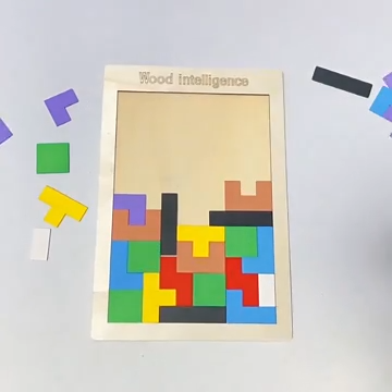 Wooden Russian Blocks Puzzles for Kids Adults, Wood Intelligence Puzzle for Kids Ages 3-8,Wooden Kids Puzzles Brain Teasers Toy Educational Gift for 7-10 Years