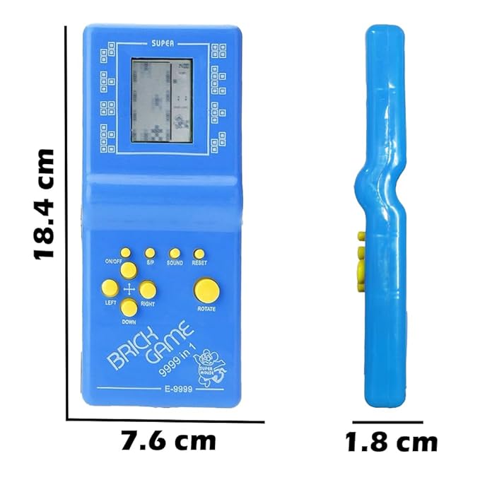 Handheld Portable Indoor and Outdoor Brick Game 9999 in 1 Video Game Compatible for Kids