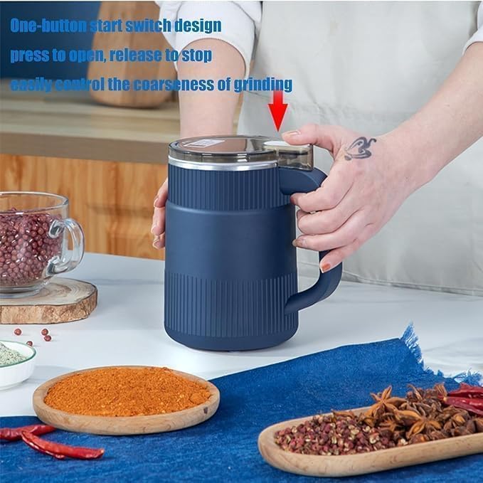 Coffee Grinder Electric, Spice Grinder,Spice Grinder with Handle Manual Spice Grinder Handheld Spice Handheld Spice Mill Handle Operated Spice Hand Crank Spice | 1 pcs
